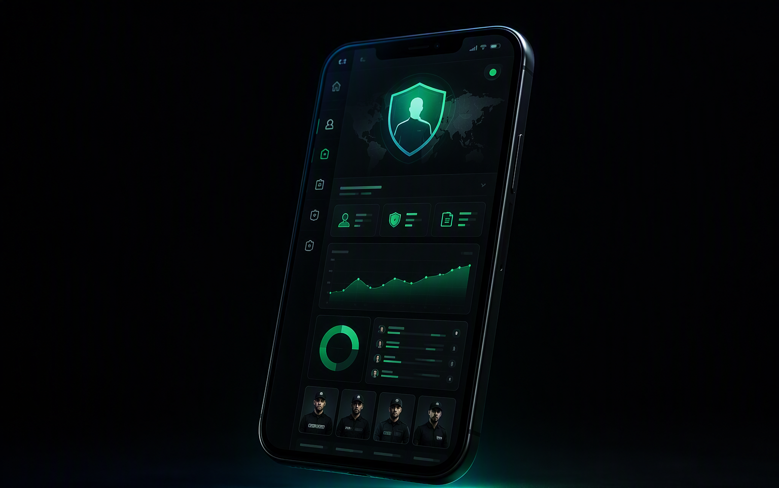 Application SaaS SafePass de gestion de sécurité sur smartphone